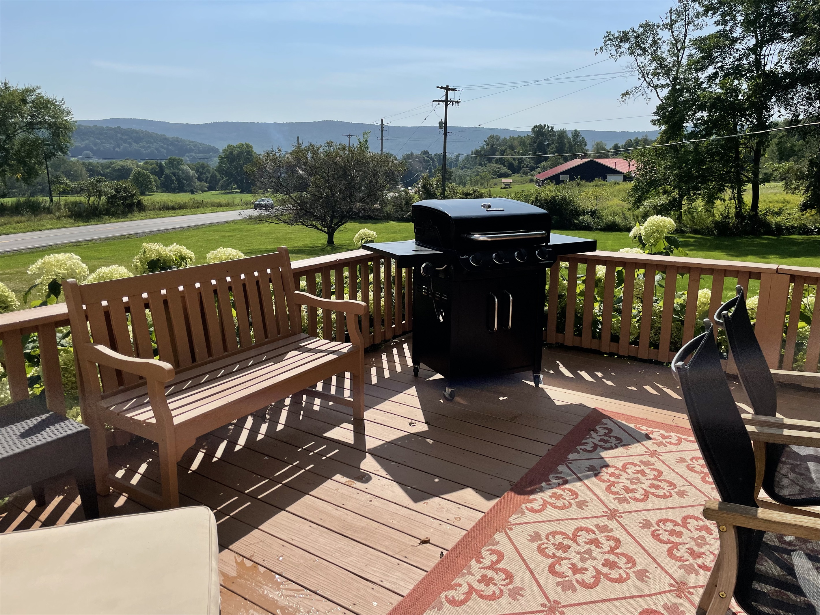 Grill station with a view