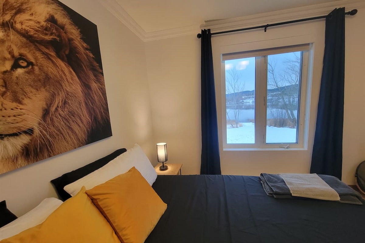 Vue sur le Lac de la chambre principale!