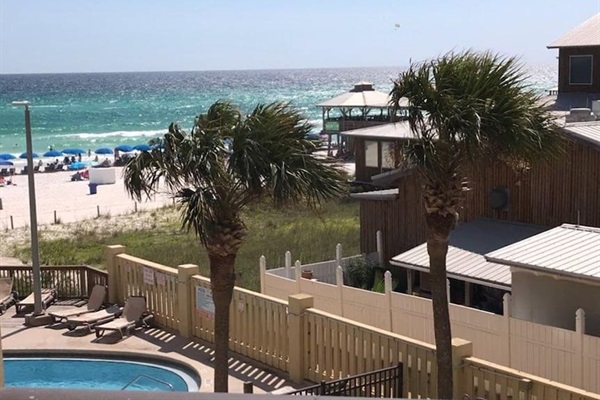 View from our balcony 