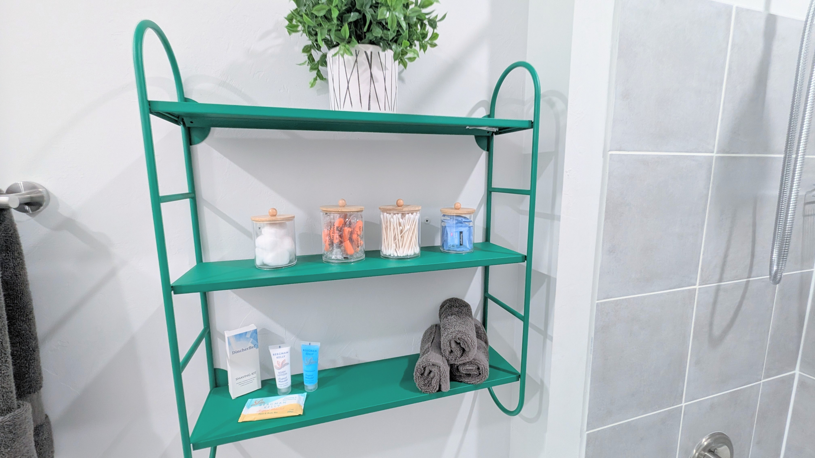 Bathroom is stocked with plenty of basic toiletries to make your stay stress-free.