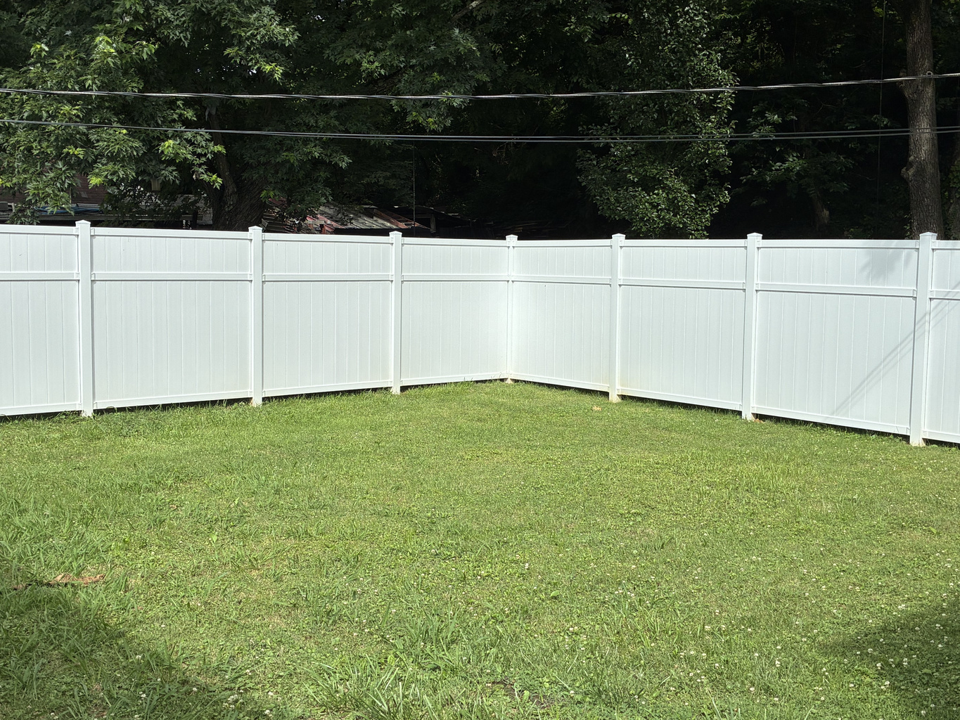 Private Fenced Backyard