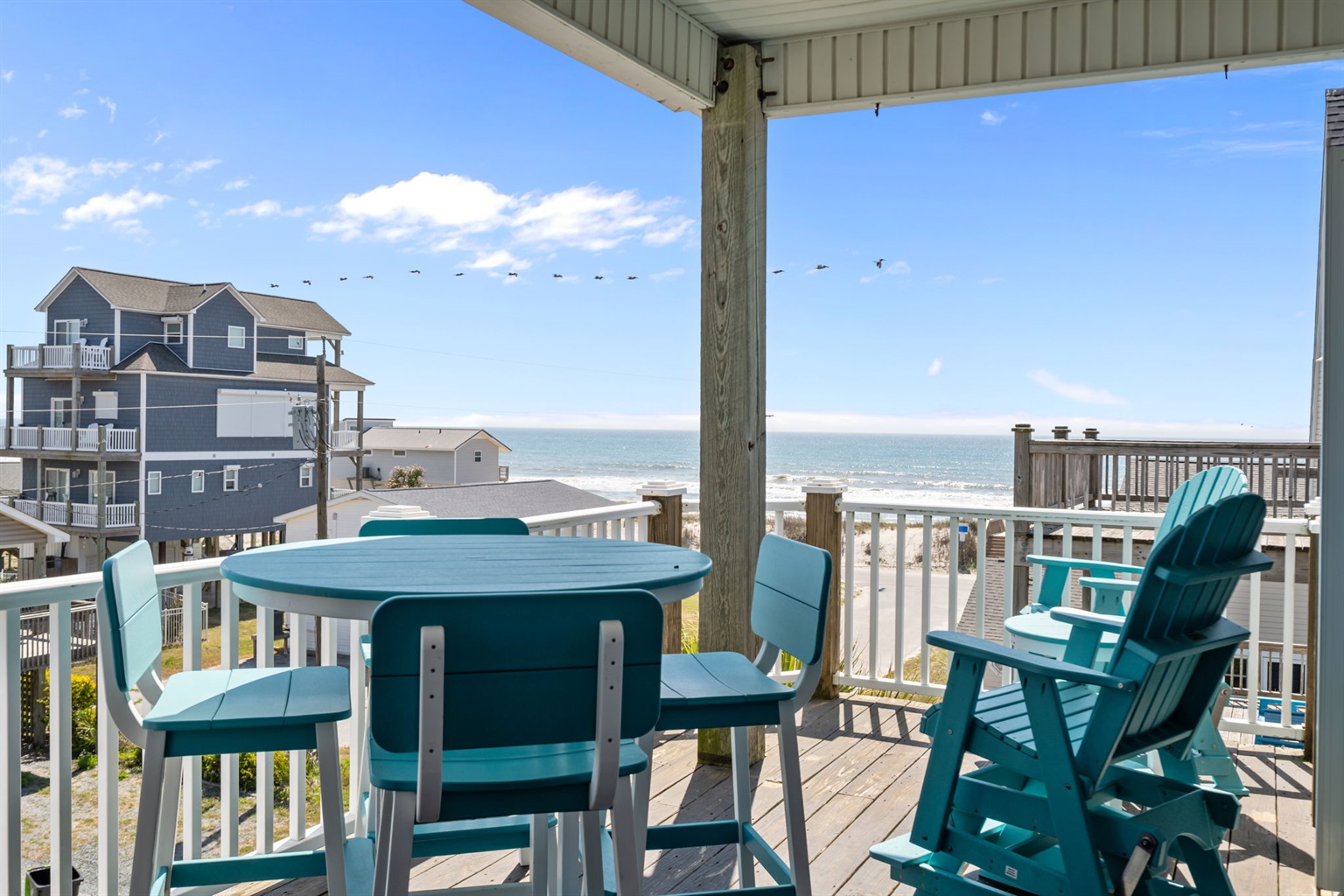 Dine outside with beautiful ocean views and breezes!
