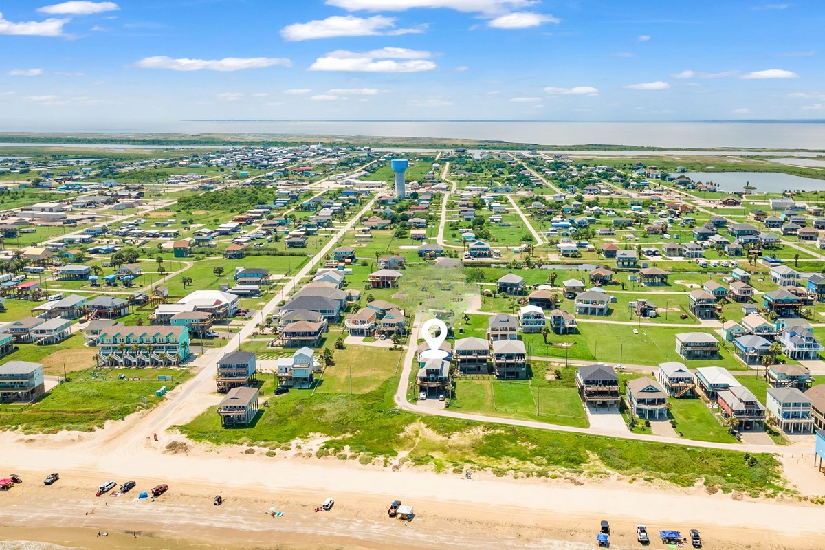 Breezy Point Exterior: Beachfront with panoramic views! 