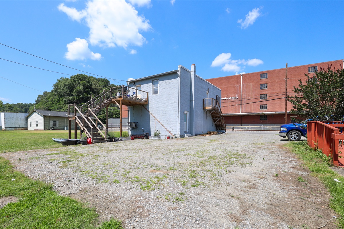Exterior, shared parking with other unit