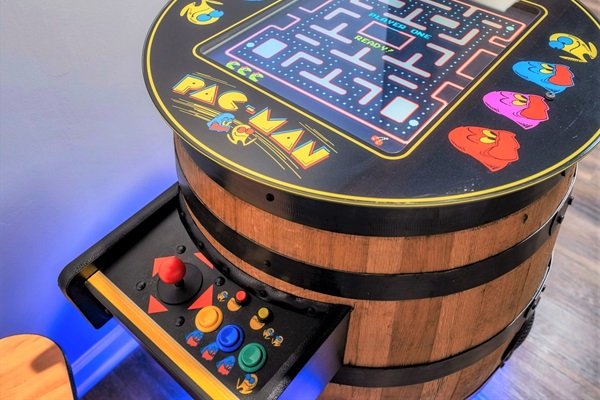 GAME ON! Have a blast on this classic MULTICADE with 60+ games and show off your skills!