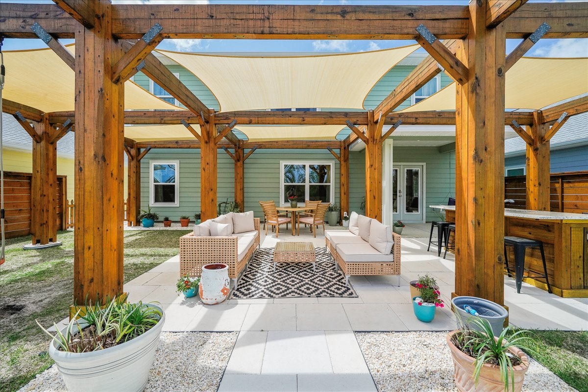 Perfect for lounging and conversation, this outdoor seating area makes it easy to enjoy the outdoors