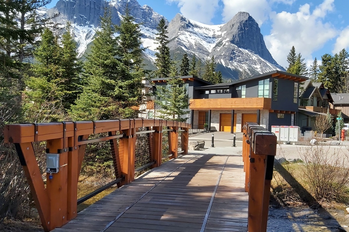 Take a stroll across the bridge - plenty of walking paths