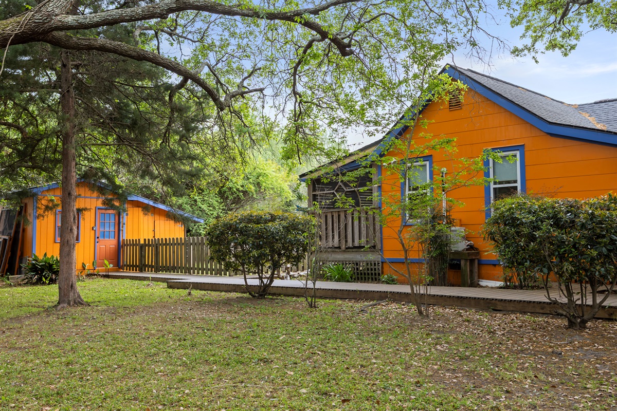 The Cottage is the back unit of 3 on the property