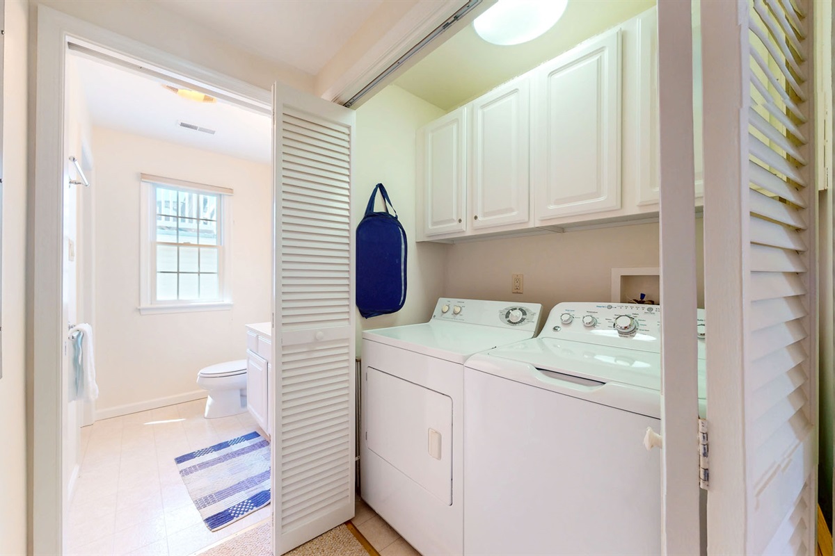 Washer and dryer area