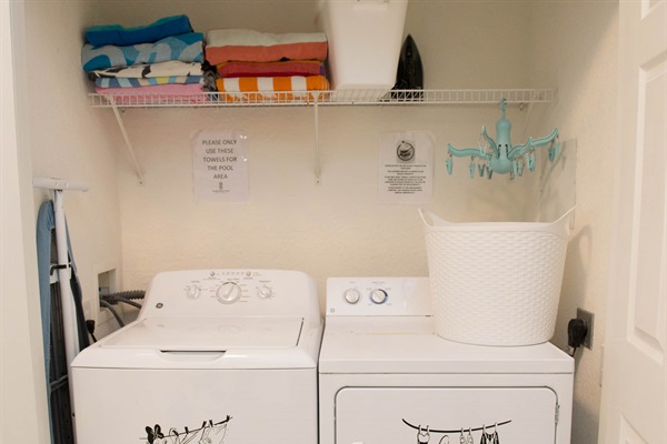Laundry in Foyer