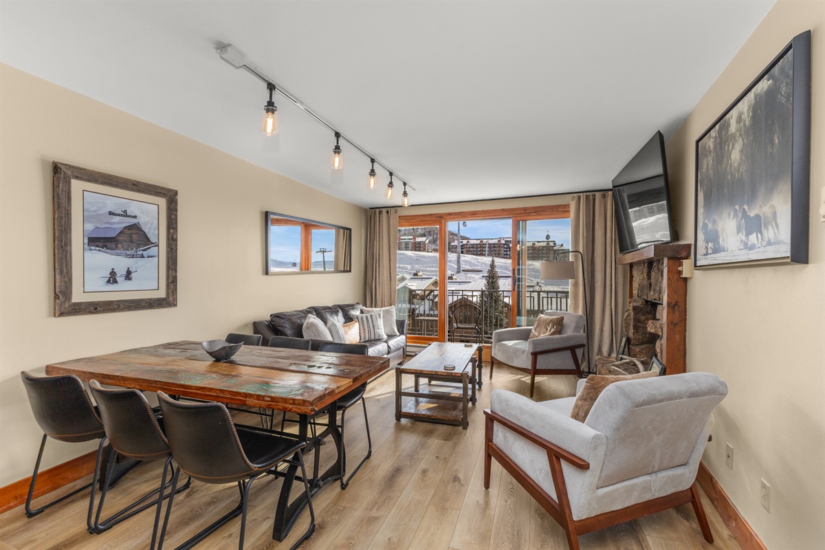 Dining Area and Living Area