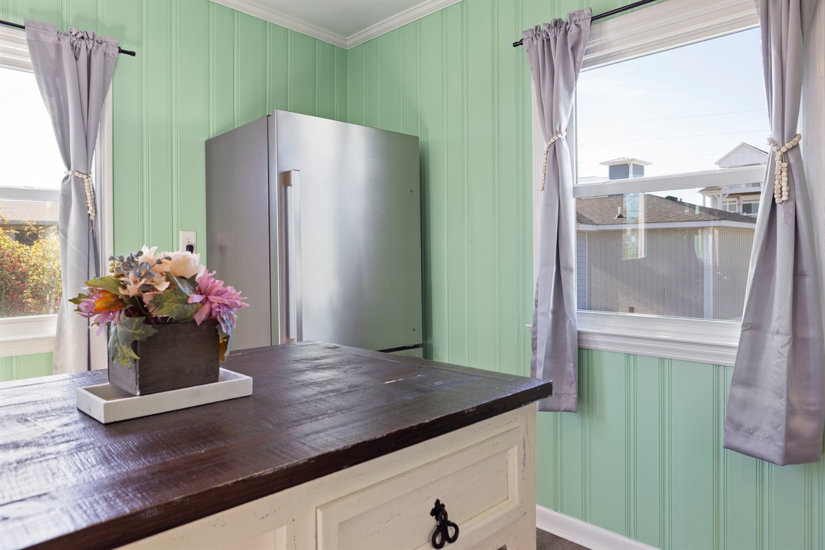 Well-stocked kitchen