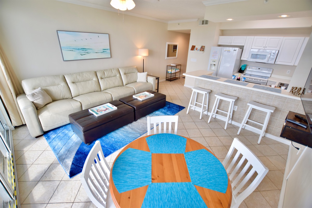 Destin West Gulfside #507: Living Room
