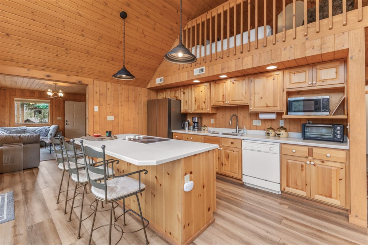 Breakfast Bar Seating for 3