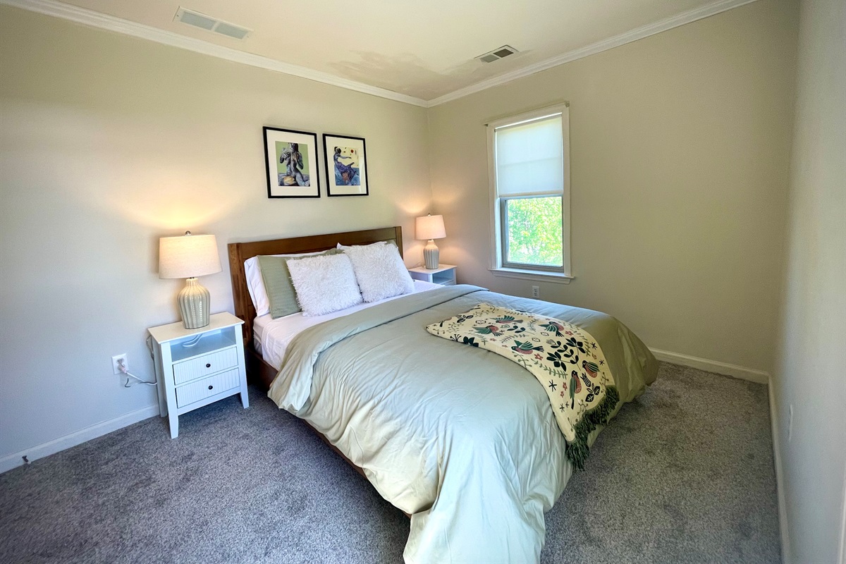 Premium queen mattresses in both bedrooms