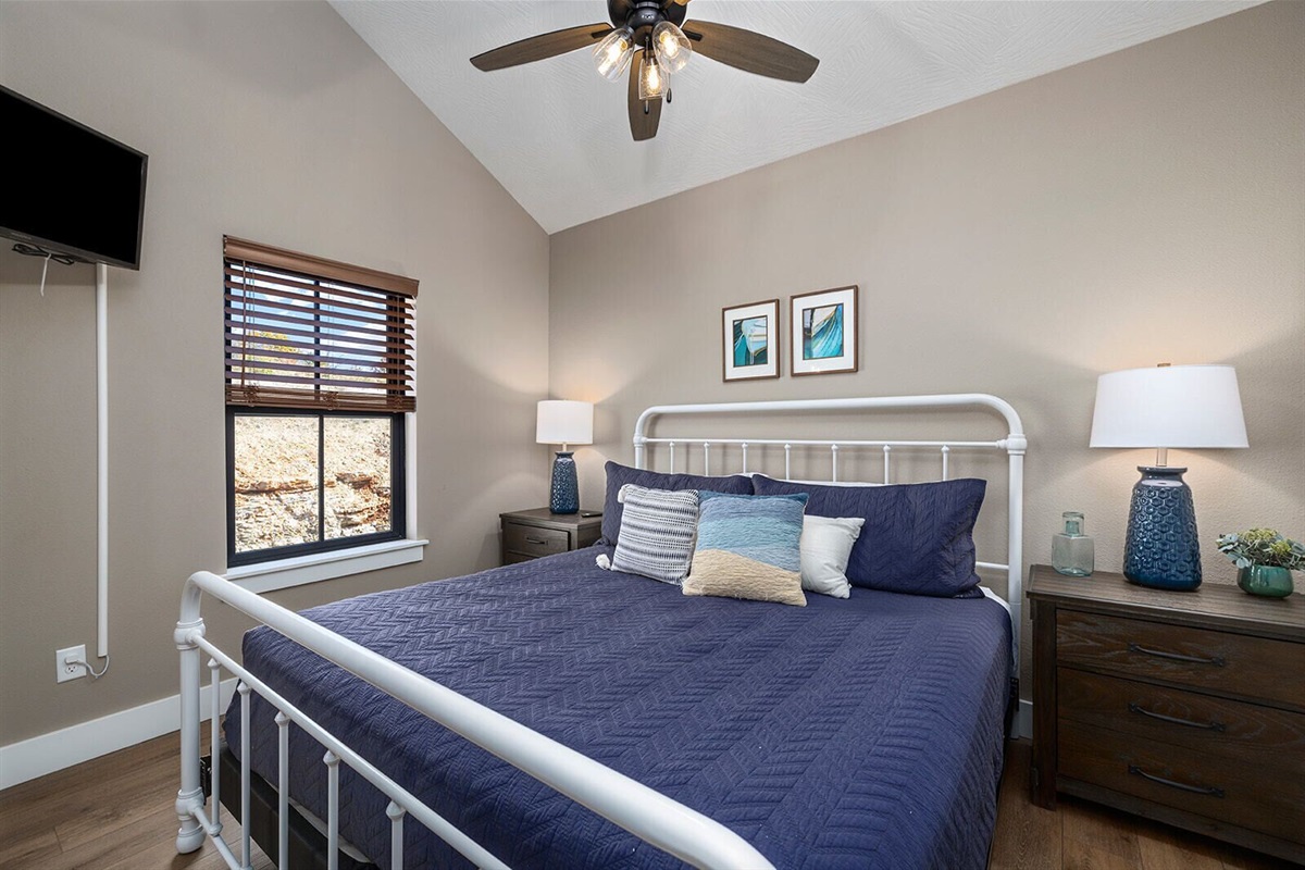 Upper Level King Bedroom with jack n jill bathroom