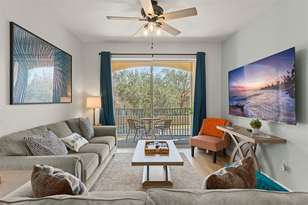 Living Room with sofa bed