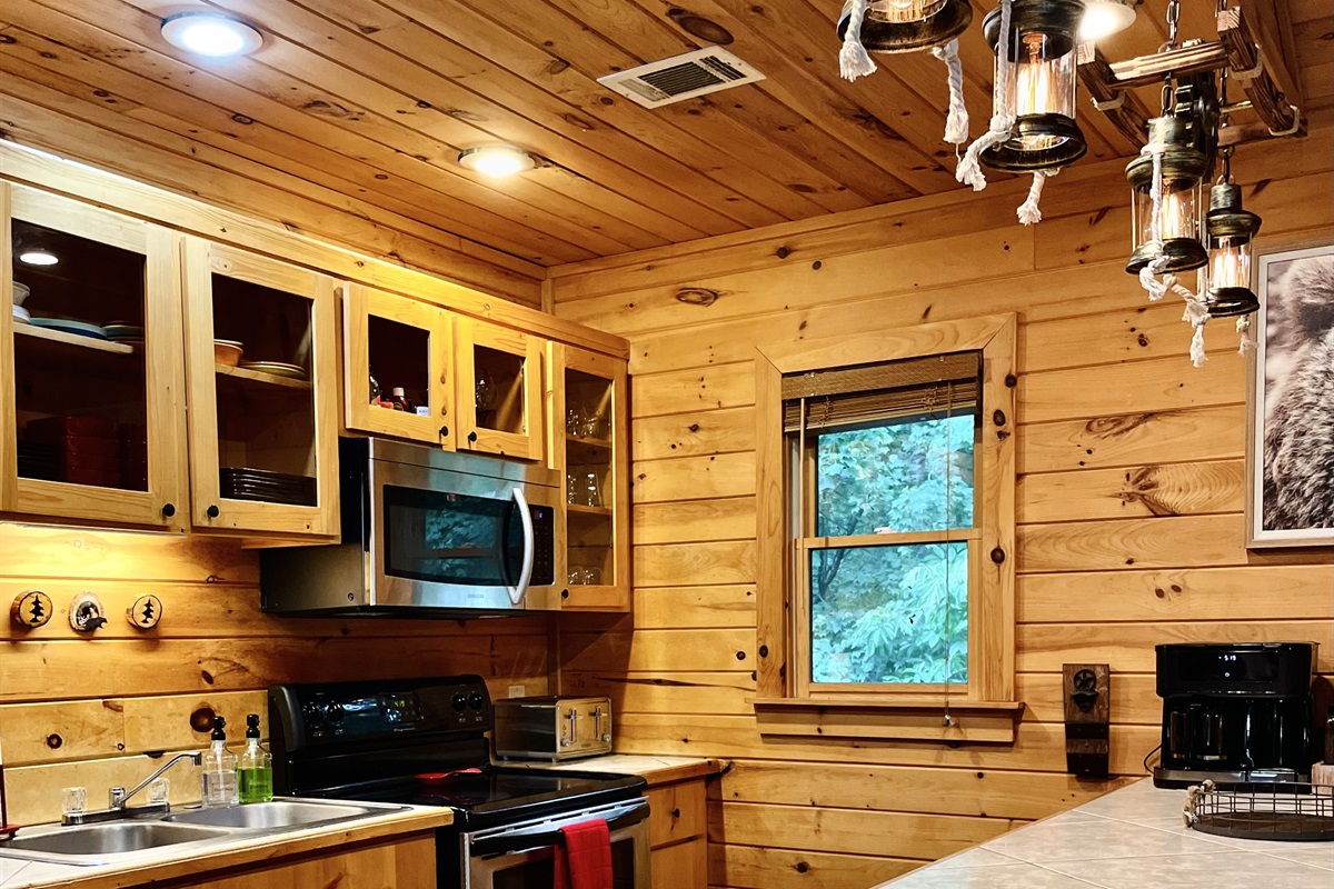 Full Kitchen with Stainless Appliances