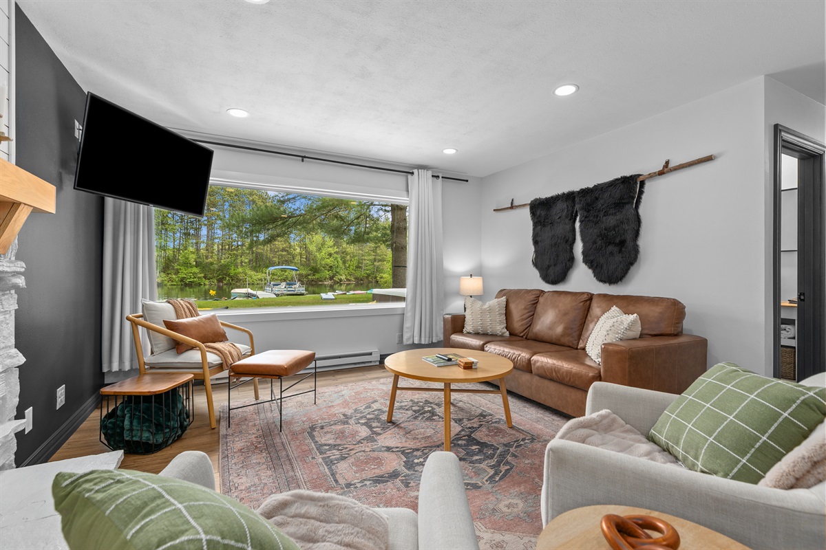 Enjoy peaceful water views and natural light from the best seat in the house.
