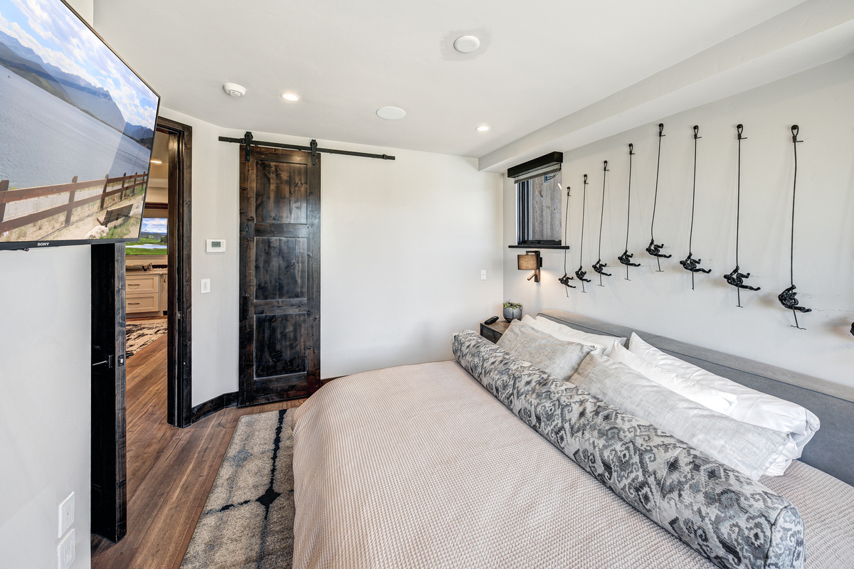 Bedroom #2 private w/ensuite bath and king bed.