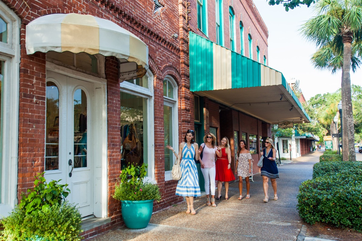 Plenty of Shopping in Downtown Fernandina