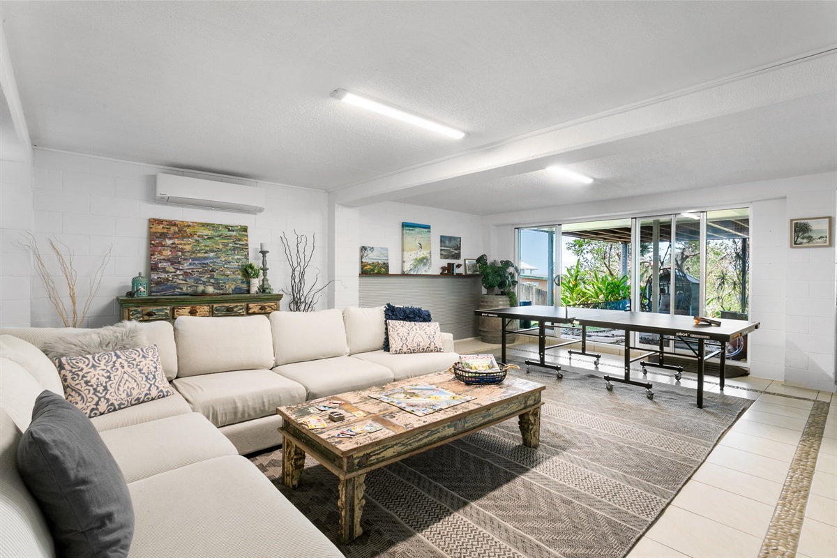 The kids (& adults) will be VERY happy in their very own games / rumpus room.