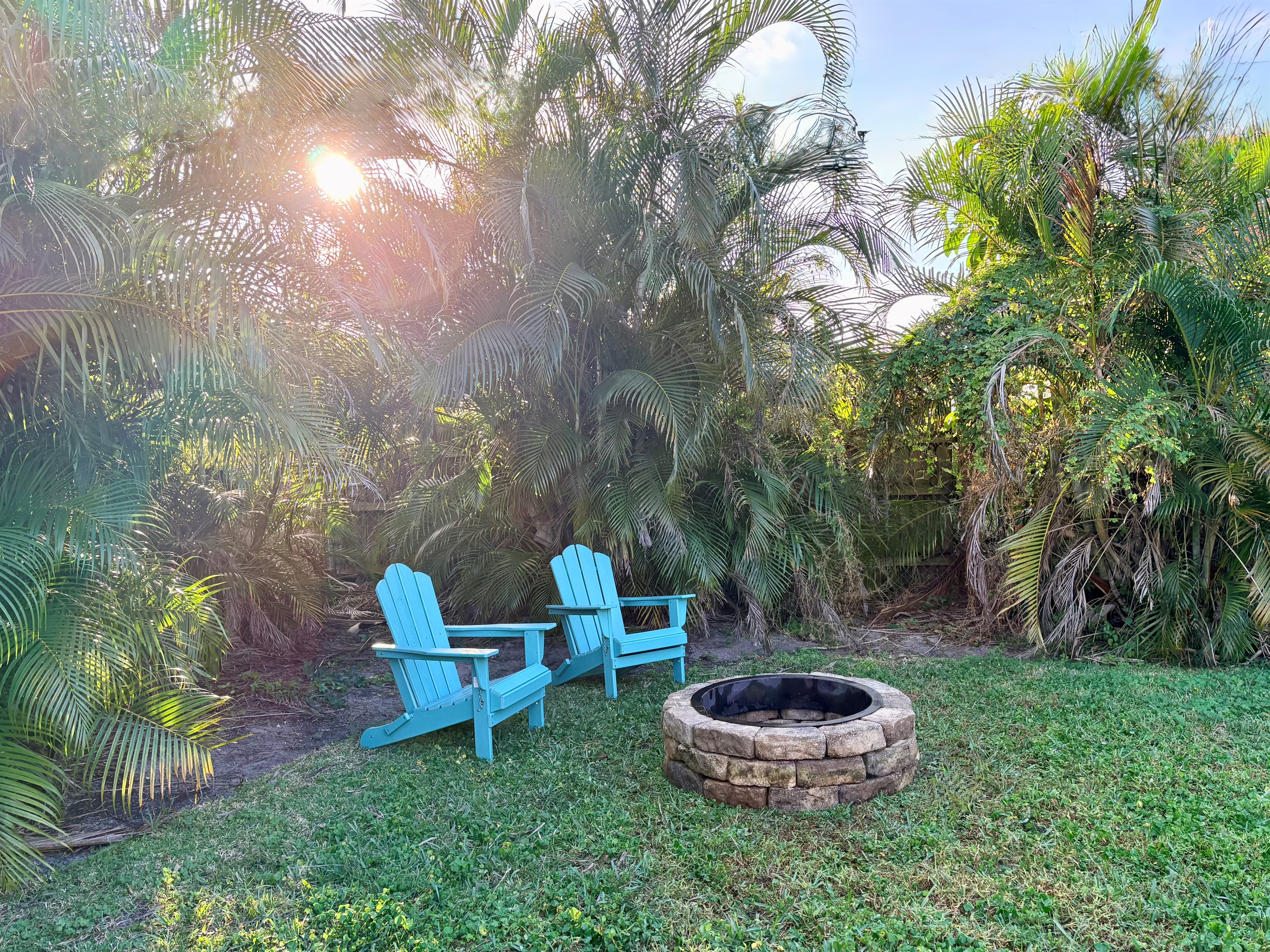 Enjoy an evening relaxing by the fire pit
