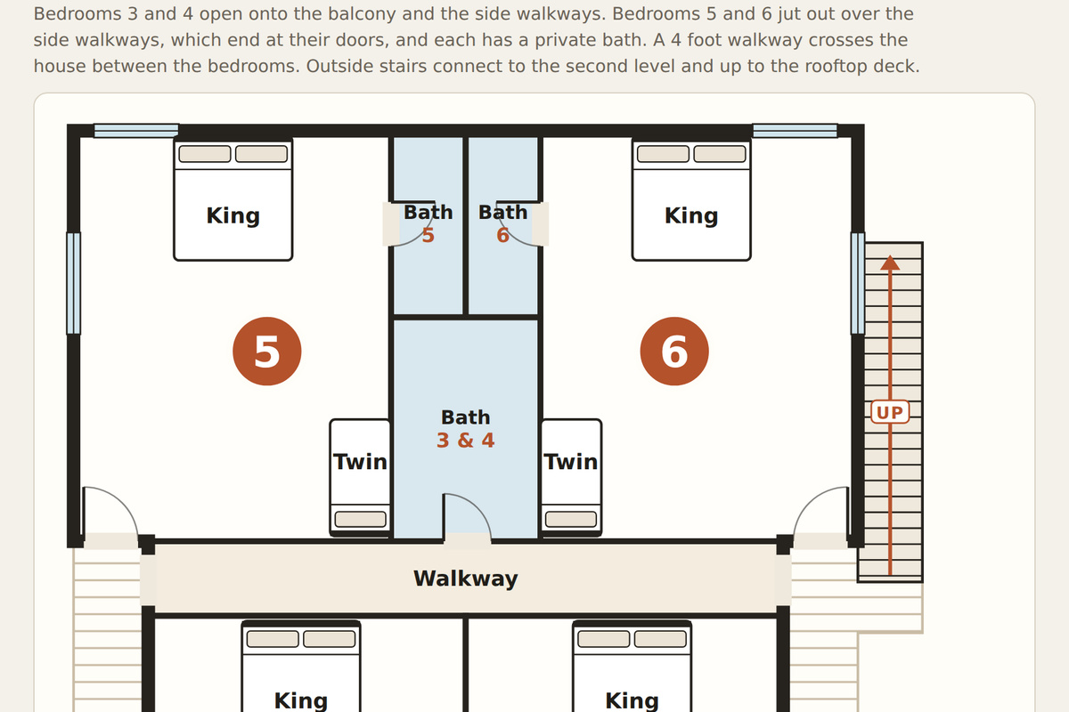 Third level floor plan