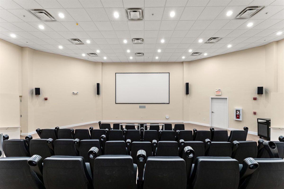 Movie nights made easy with on site theater