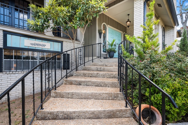 Front Door. Multi level home requires stair access to every part of home or small incline to main level. Please reach out if you have questions about the layout.