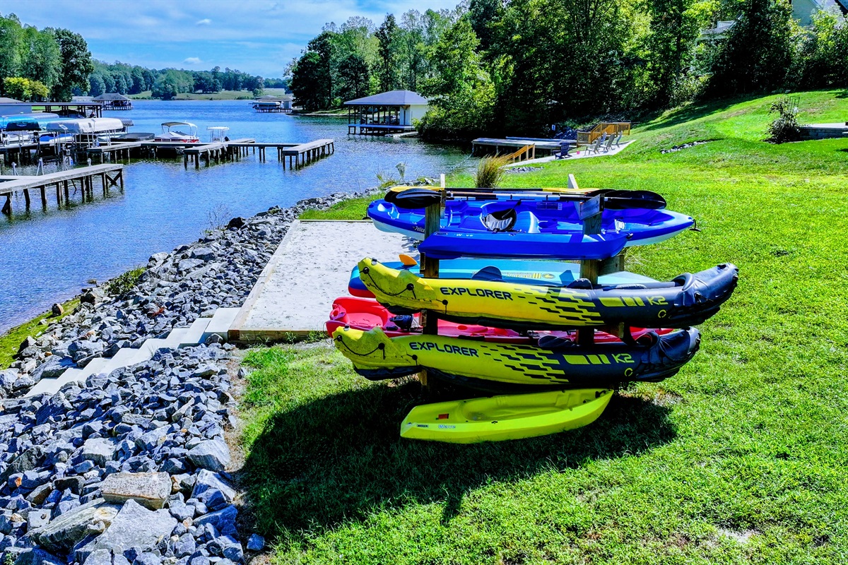 Soak in stunning lake views from this private waterfront oasis! Relax in Adirondack chairs, fish off the shore, or watch boats glide by. Launch your adventure from the dock and enjoy breathtak