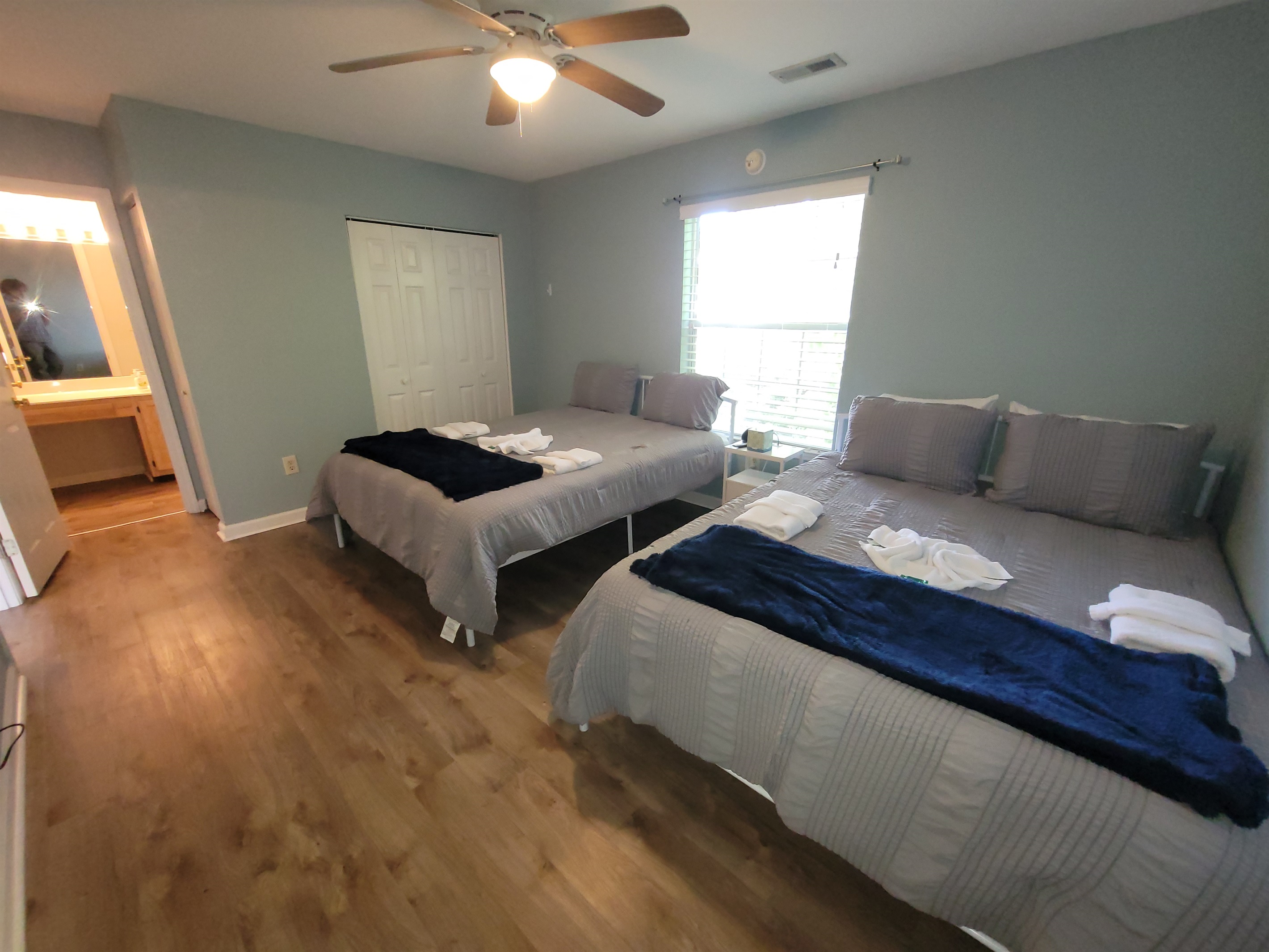Double Queen Master Bedroom