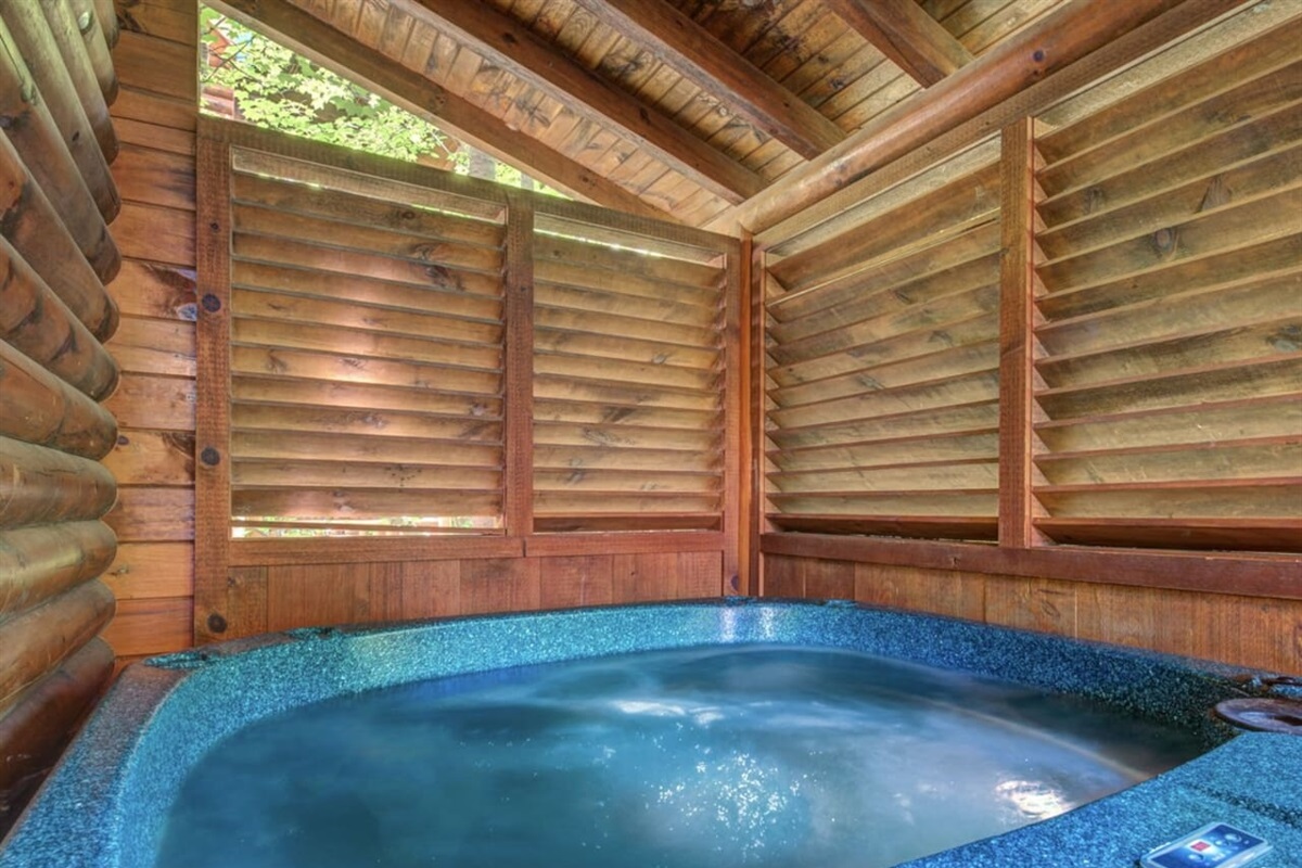 Soak away in your own hot tub!