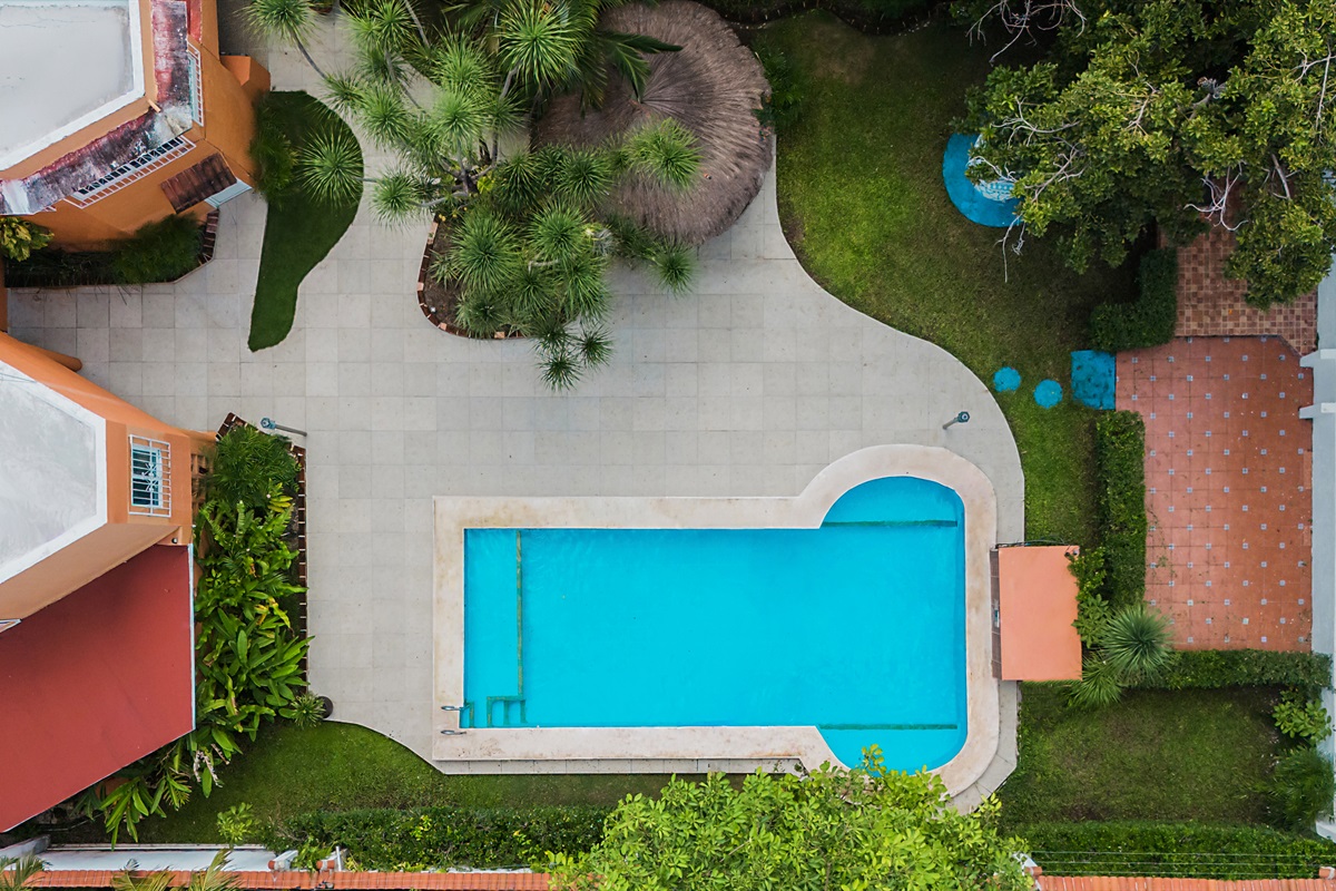 Sky View of Whole Villa