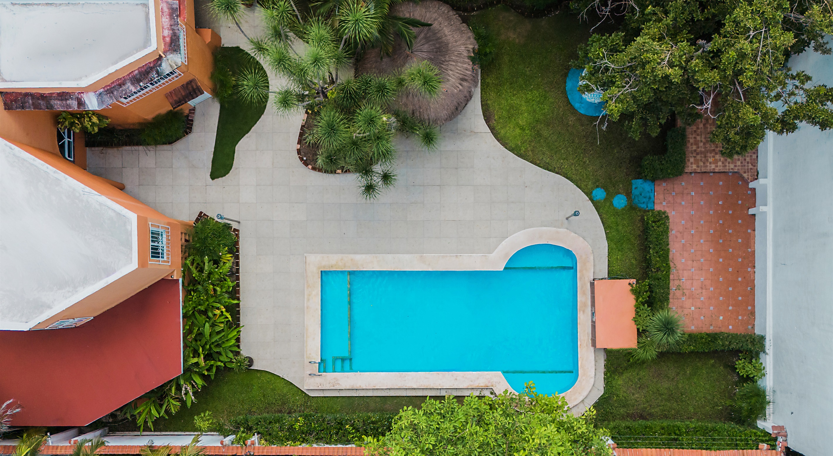 Sky View of Whole Villa