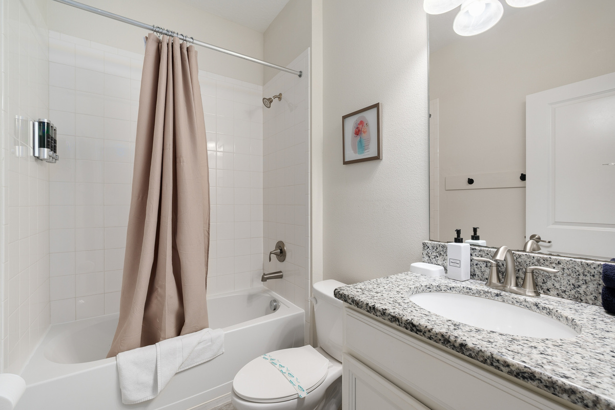 Ensuite bathroom for downstairs master bedroom