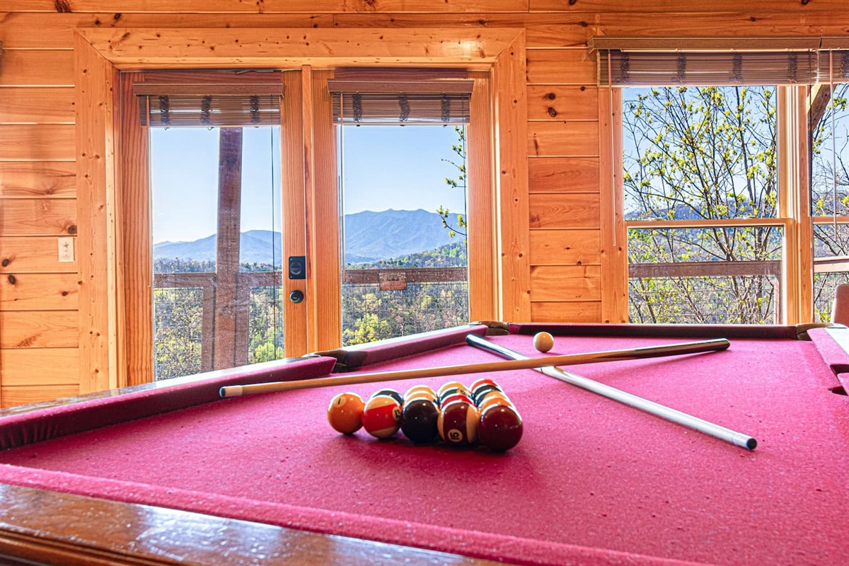 Play pool with the family