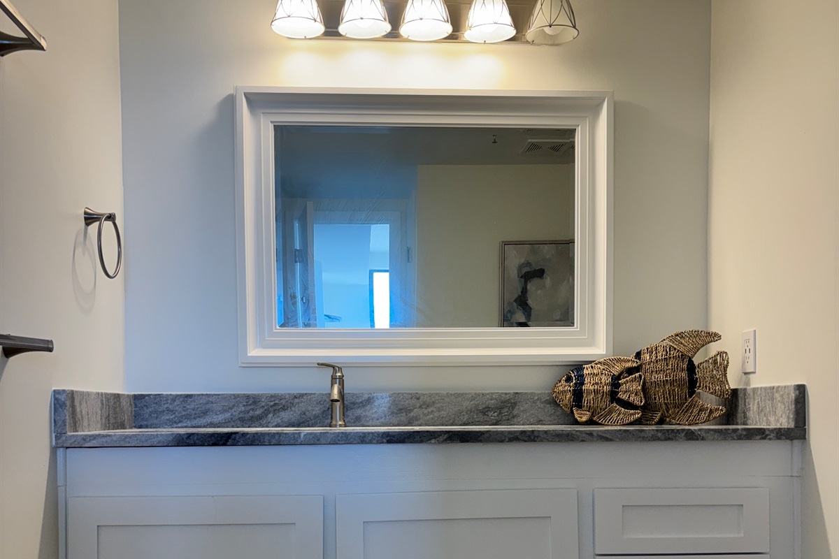 Full bathroom with tub/shower combo — convenient for families and longer stays.