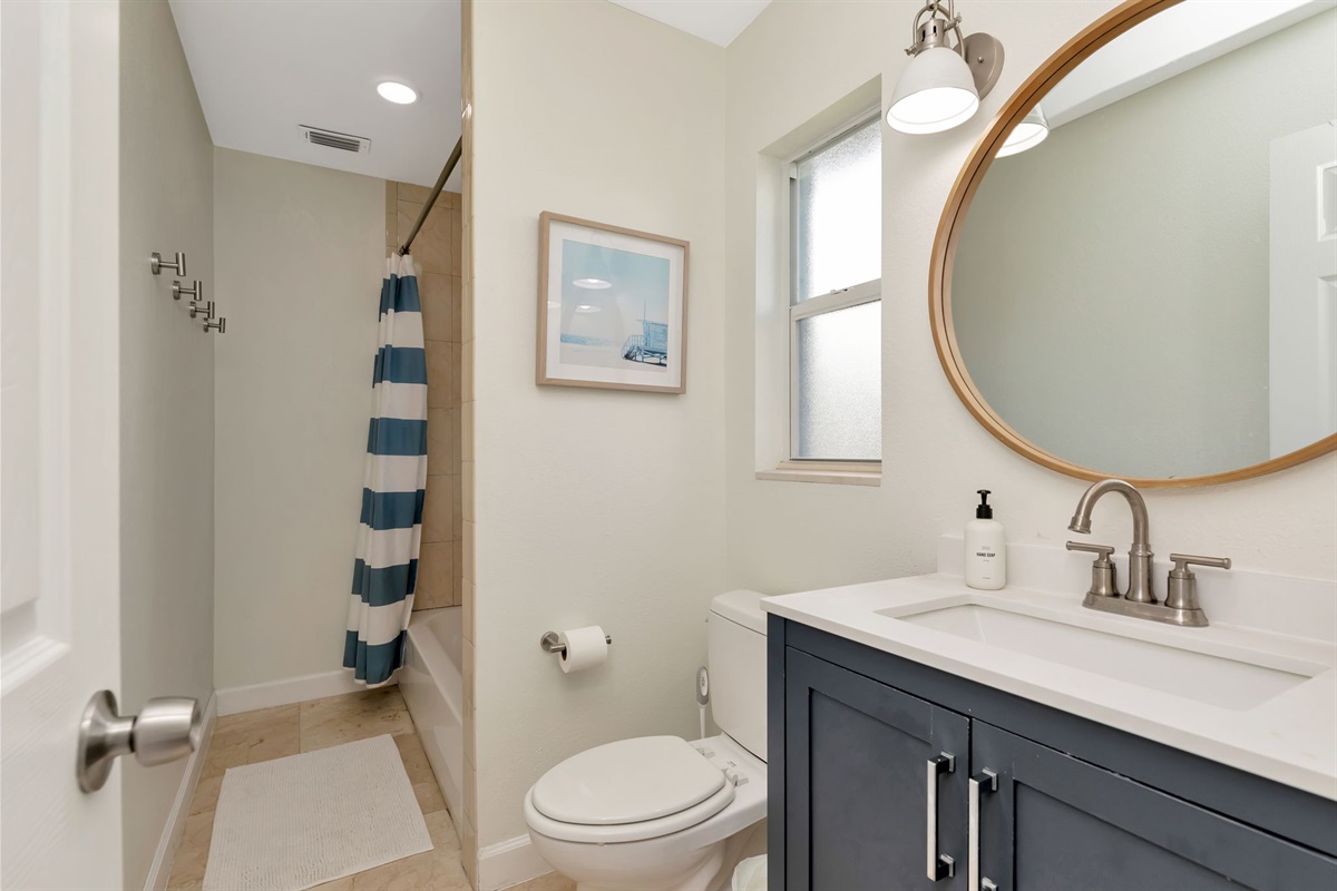 Full Bath with a tub