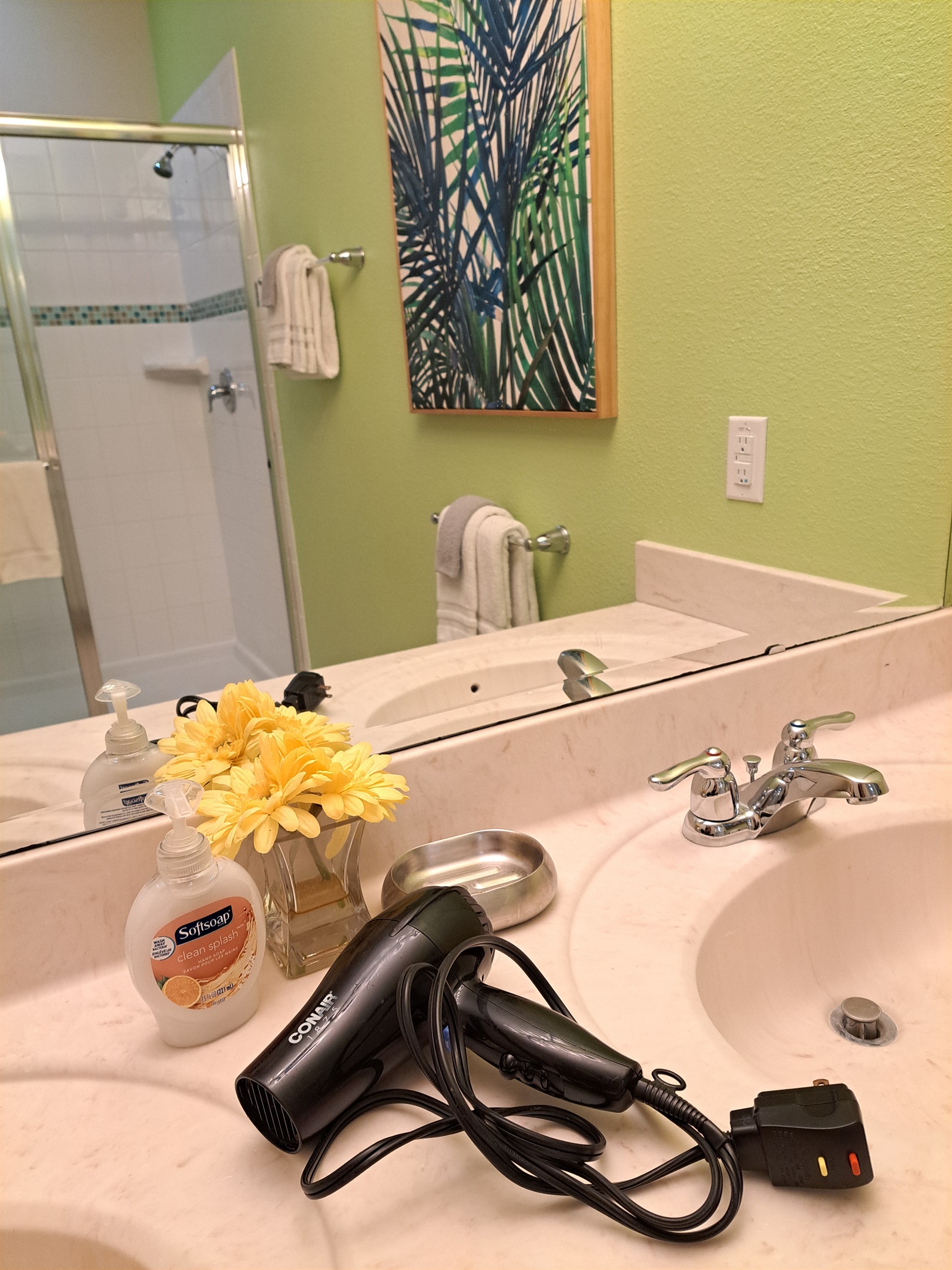 A hair dryer in every main bathroom