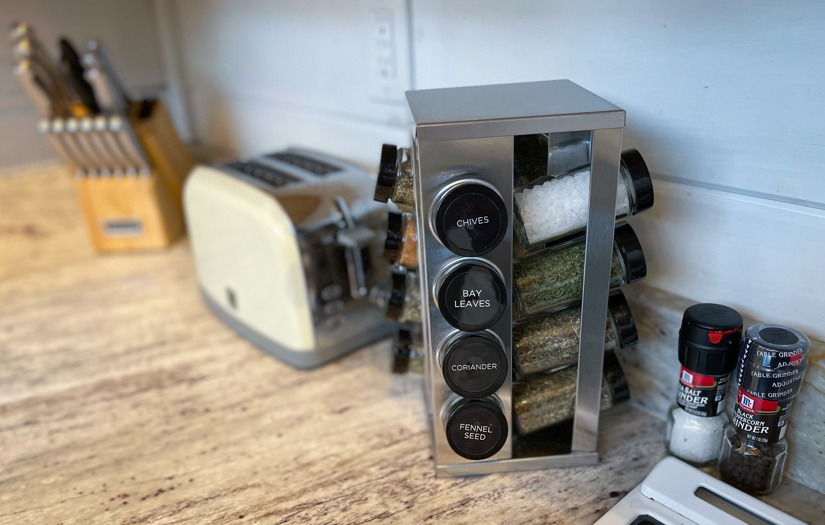 Knife block, toaster, spice rack, pots & pans, etc | 1st Floor | Kitchen