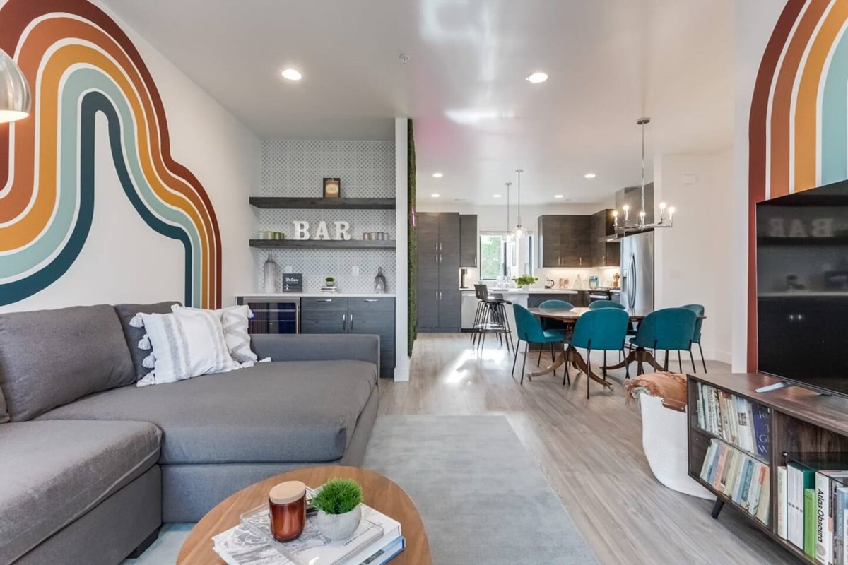 Thoughtful and luxurious decor flows through the entire home.