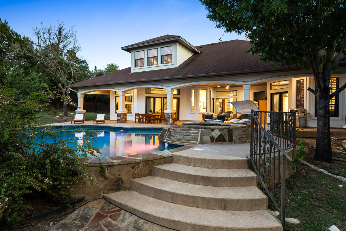 Soak up the sunshine and unwind in your private poolside oasis.
