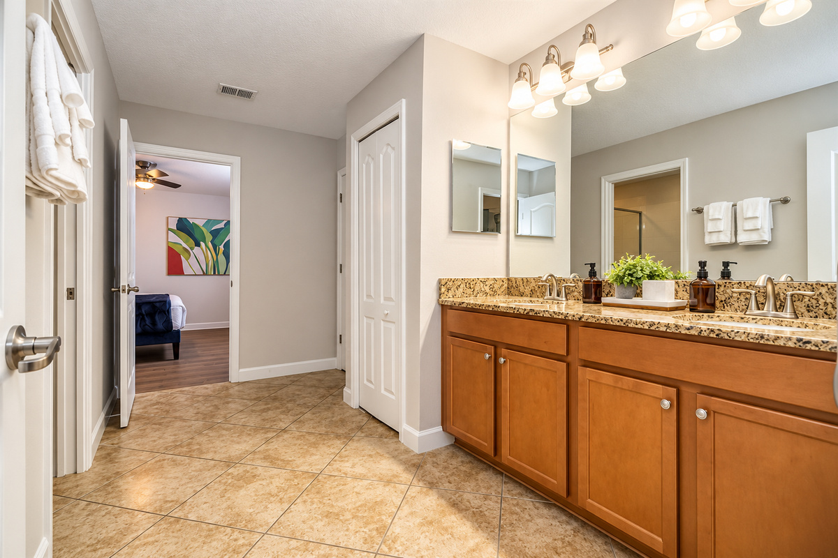 Each bathroom has complimentary luxury toiletries to get your trip started.