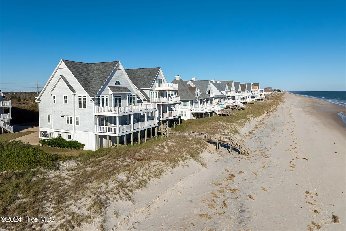 Endless views of the pristine beach right outside your home