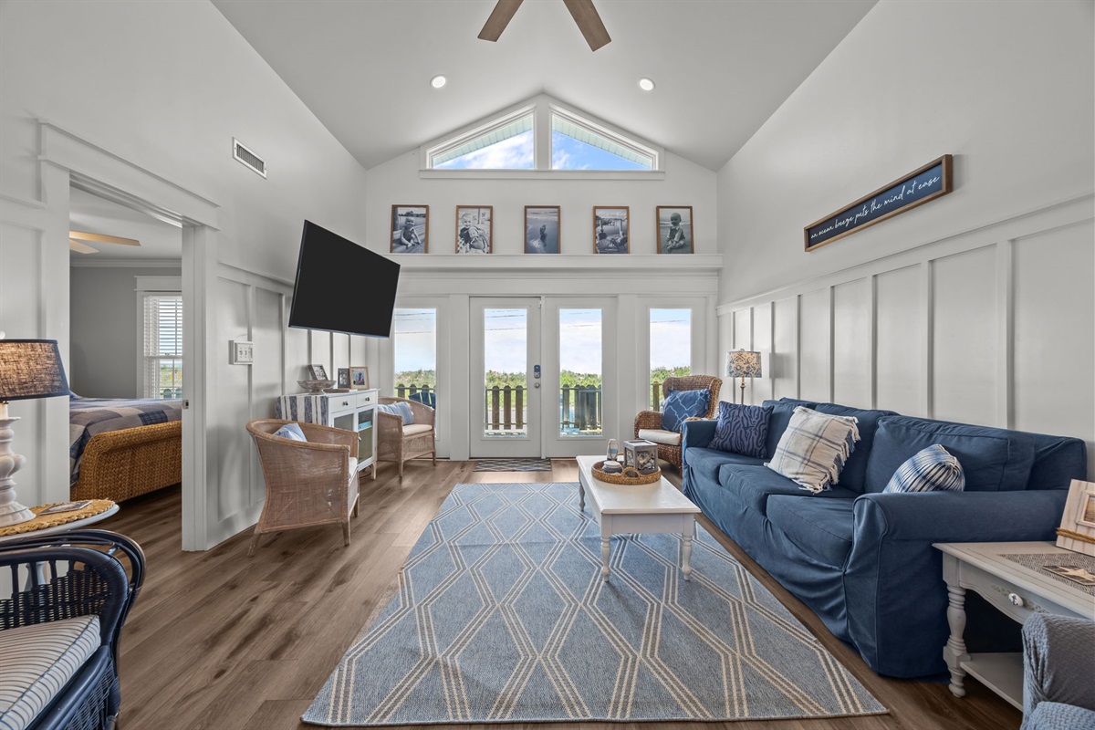 Coastal blues and crisp whites set the tone for your stay