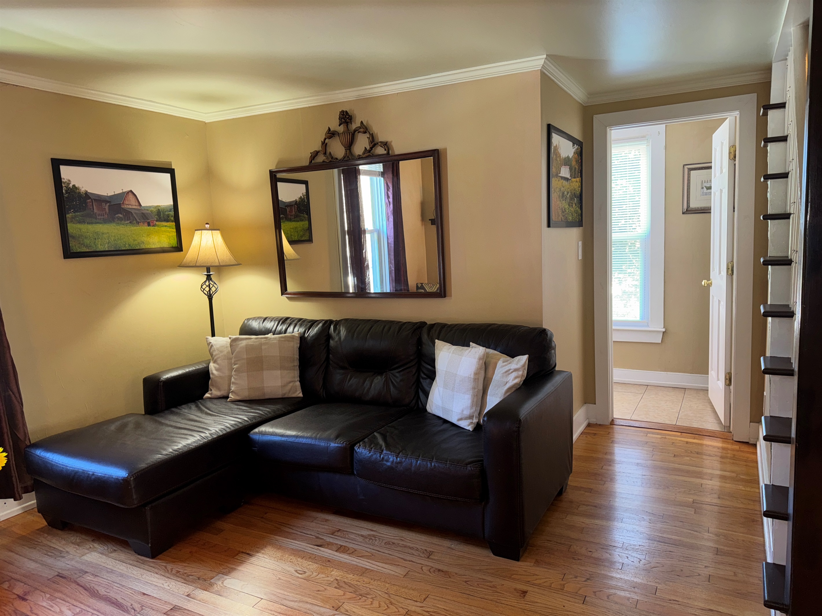 Living room with 1st floor bathroom #2