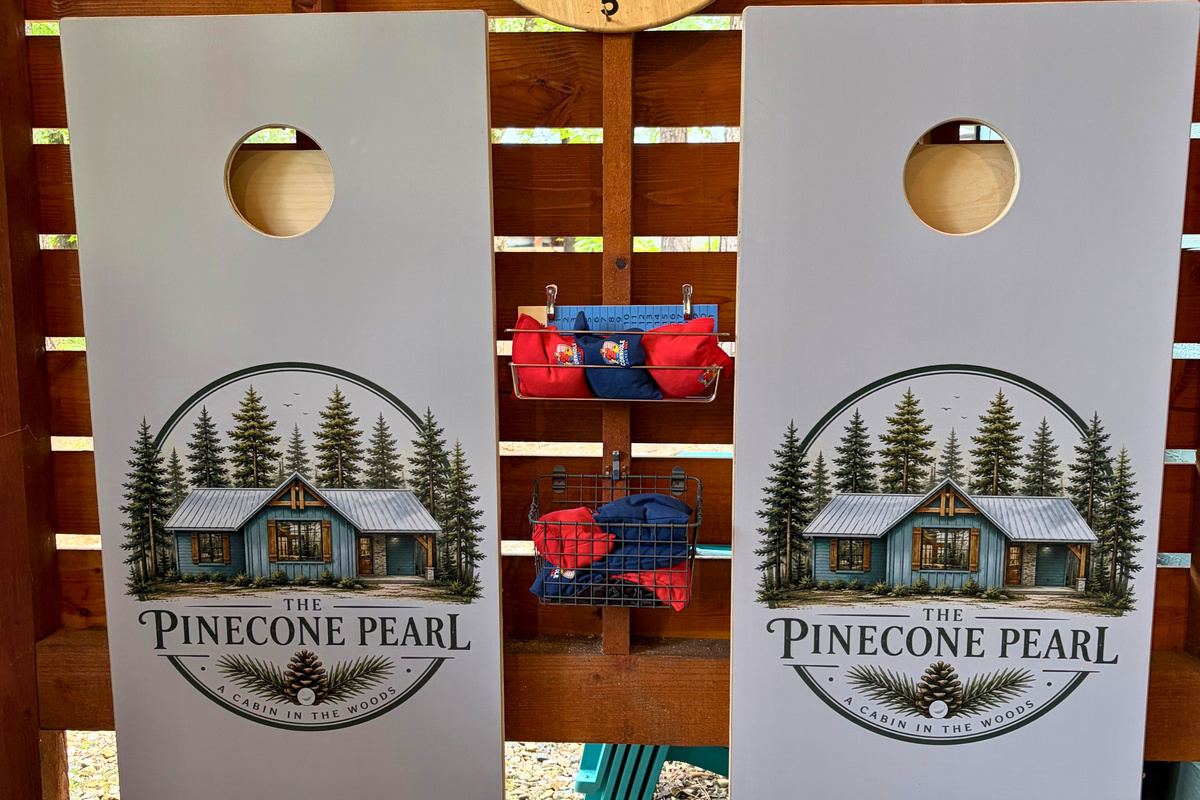 Gather the family for a game of cornhole and enjoy some laid-back fun between adventures.