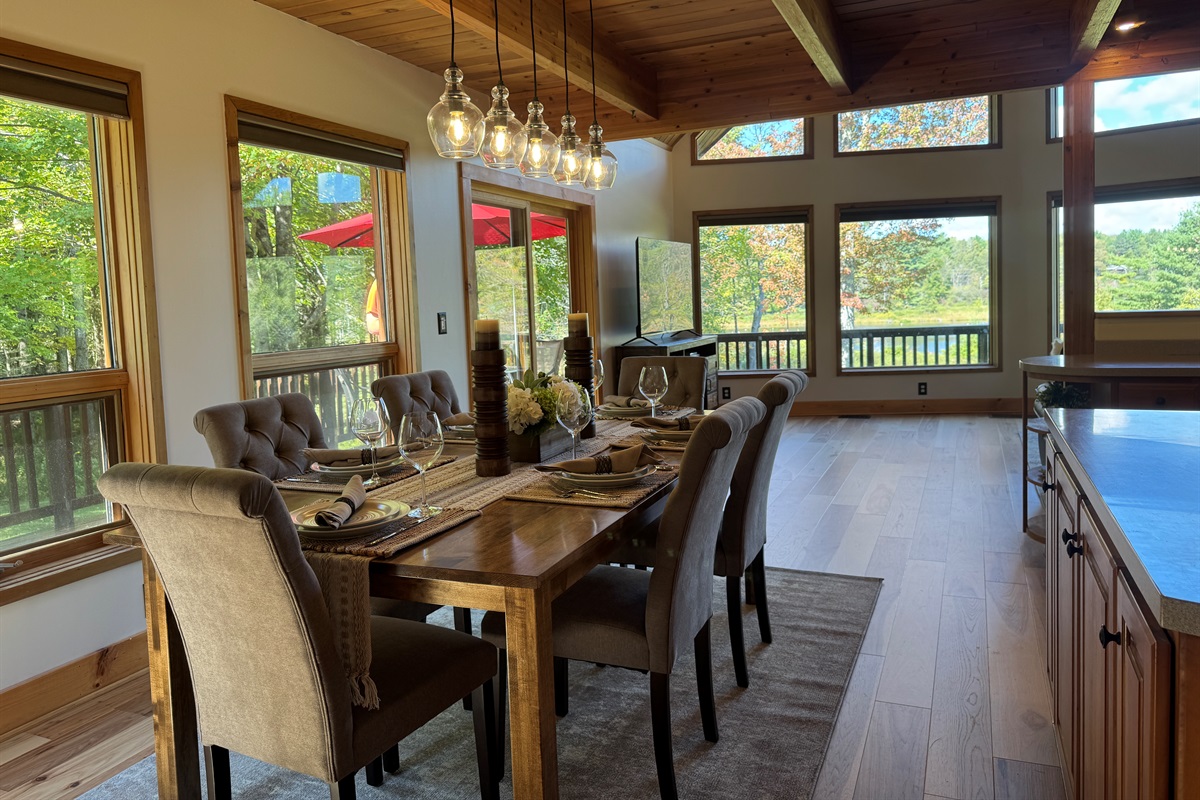 Dining area with beautiful views