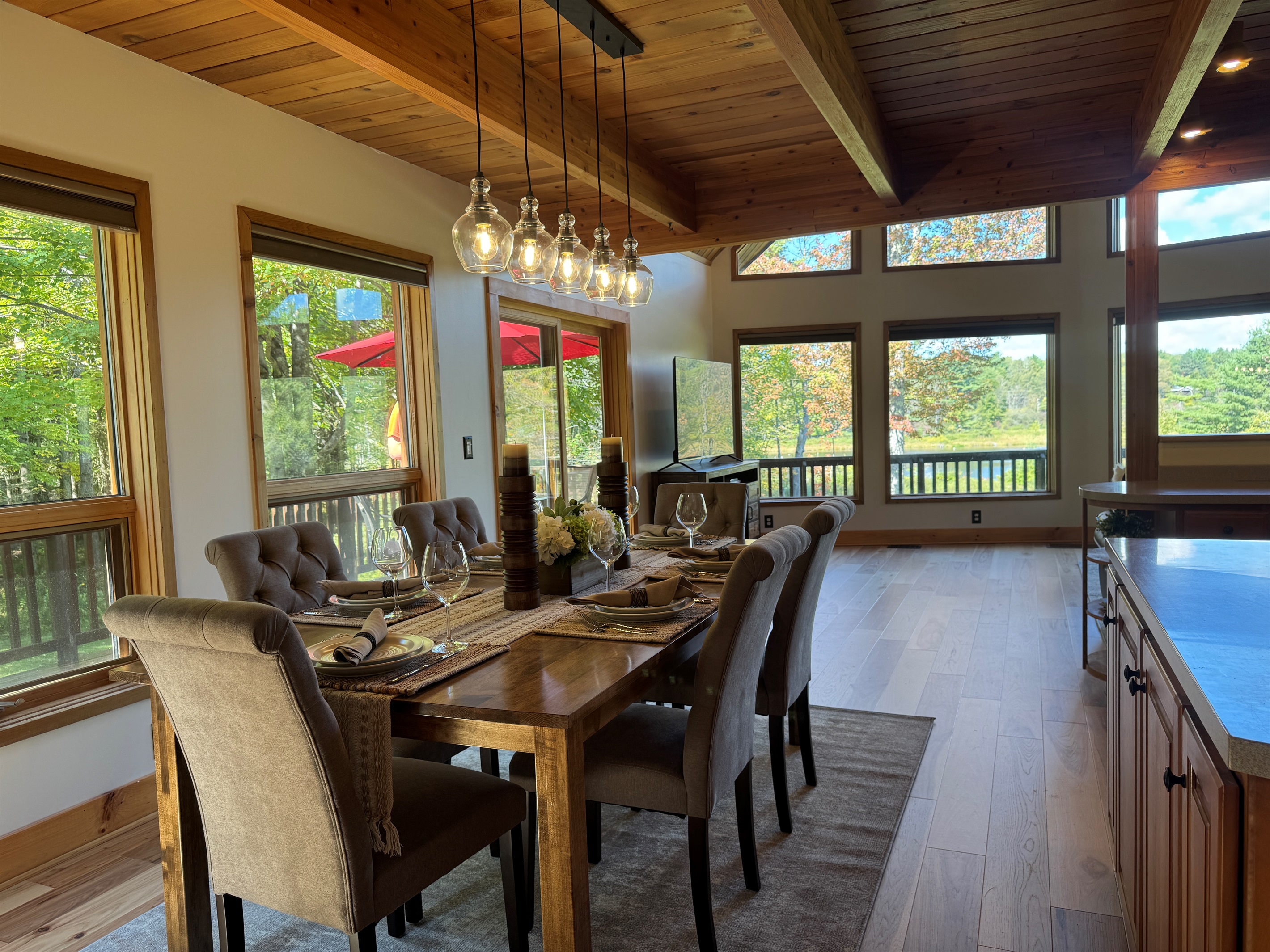 Dining area with beautiful views